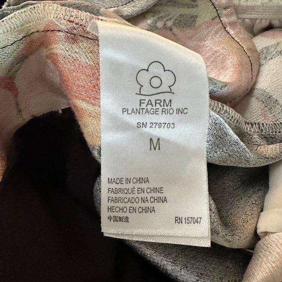 Farm Rio Mixed Nanaju Jumpsuit Black White - Picture 11 of 13